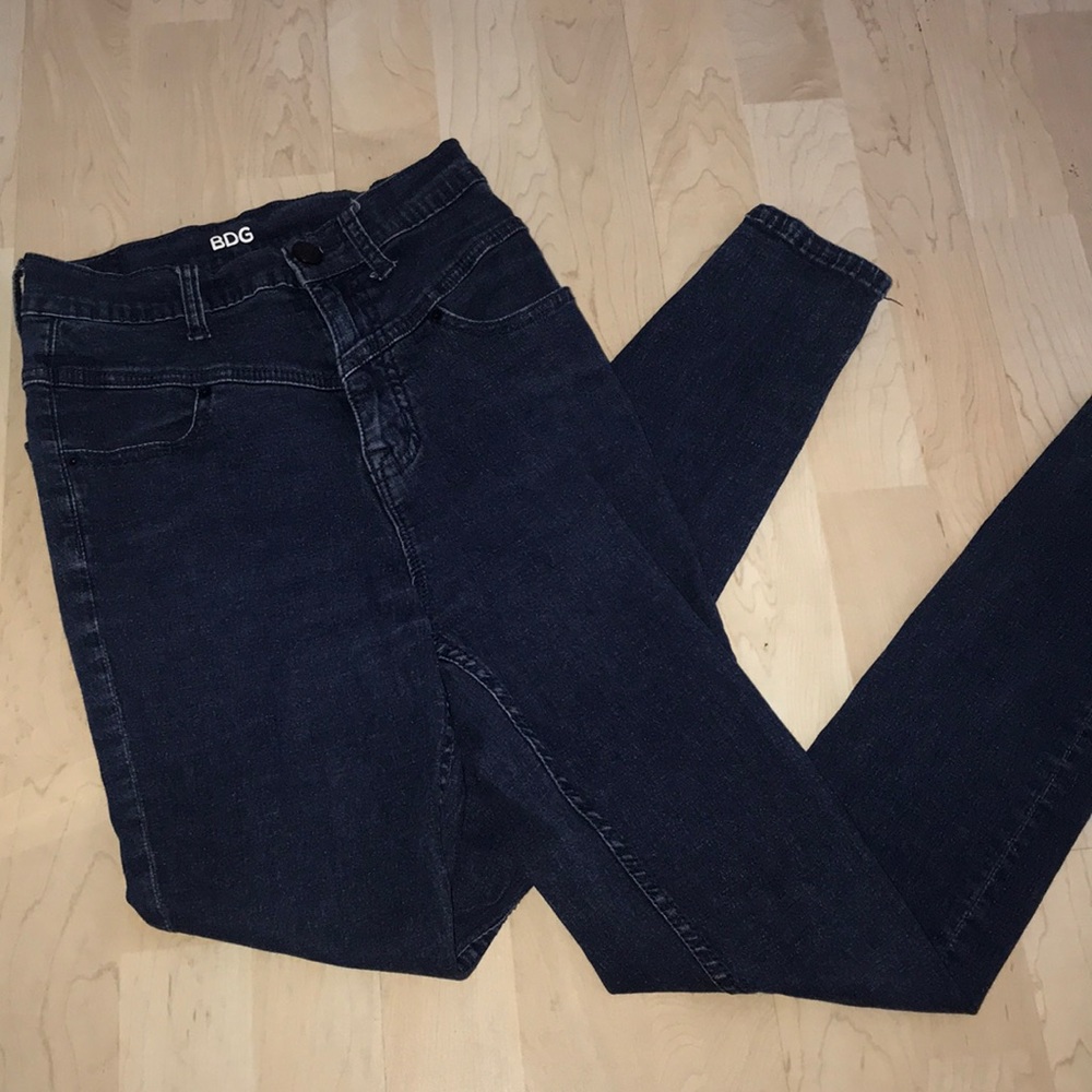 Dark Wash High Waisted Jeans